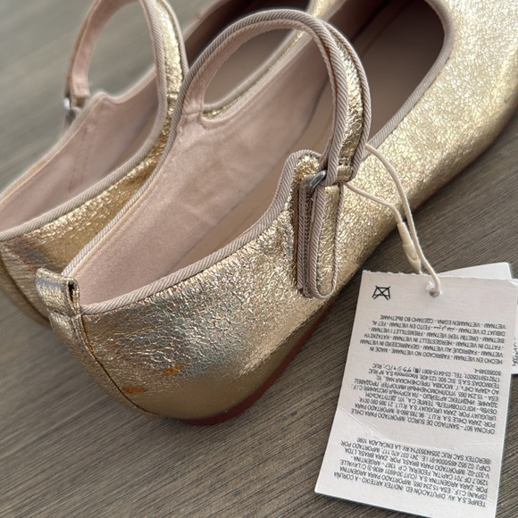 ZARA GOLD MARY JANES - Picture 5 of 8
